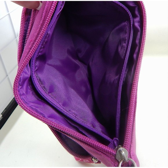 Lily Bloom Wristlet Prep LB League Wallet Pouch Pink Zippered - Picture 8 of 10